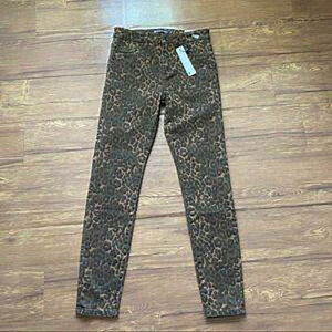 High Rise Tractrblue Slim High Stretch Jean Sz 25